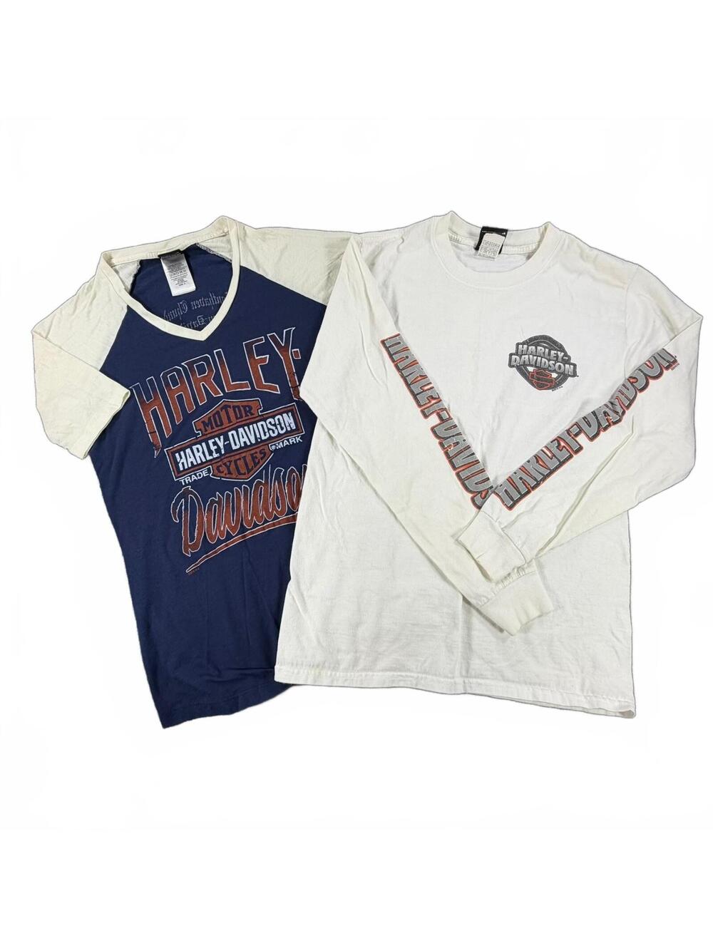 Harley-Davidson Long & 1/2 Sleeve Shirt Bundle Women’s Size S Lot of 2